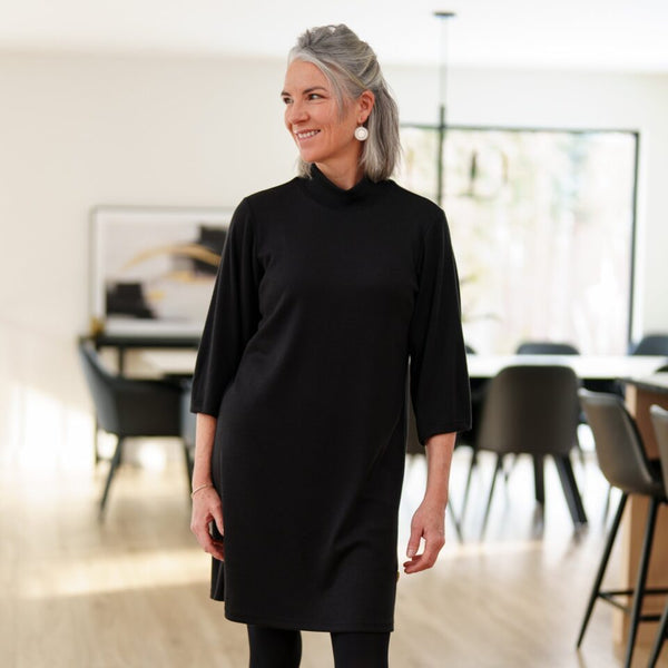 ROBE RIEN NE SE PERD "TÉMISCOUATA" NOIR