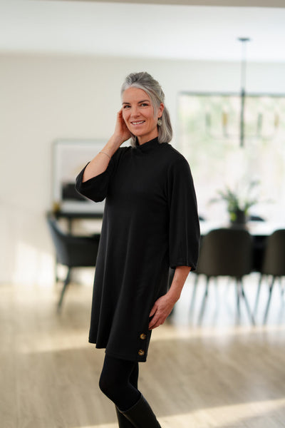 ROBE RIEN NE SE PERD "TÉMISCOUATA" NOIR