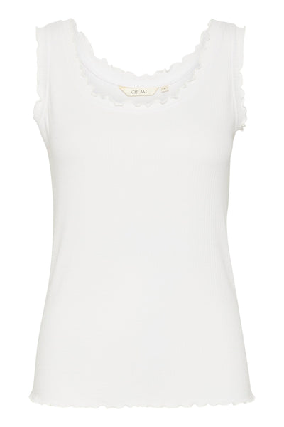 CAMISOLE CREAM "RIBBA" SNOW WHITE