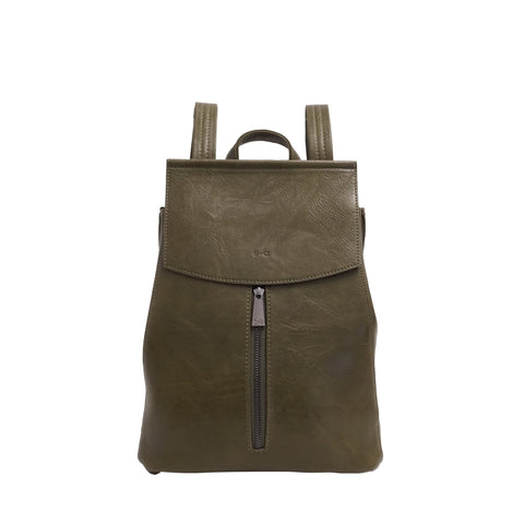 SAC À DOS S-Q "CHLOÉ" OLIVE