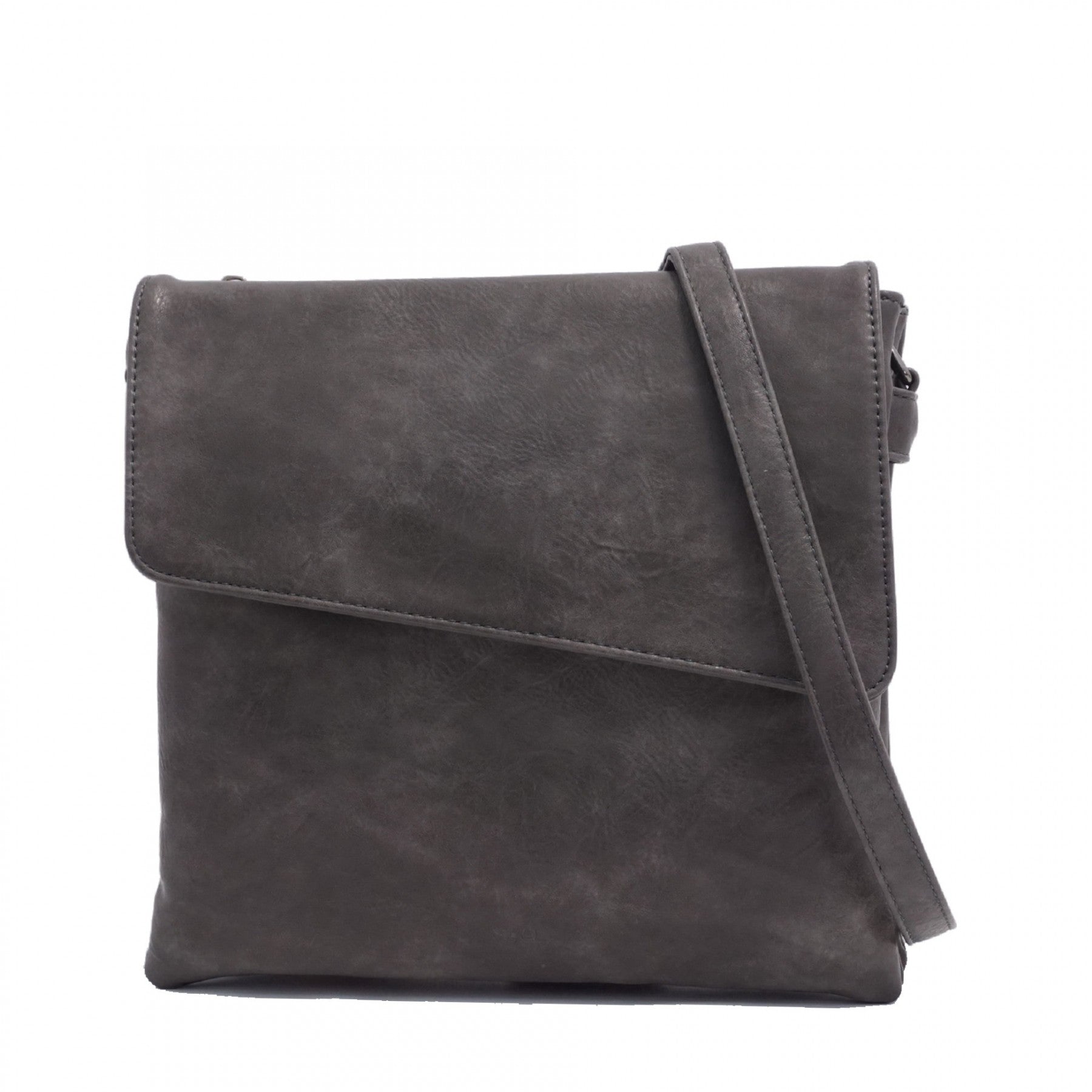 SAC À BANDOULIÈRE S-Q "LUNA" CHARCOAL GREY