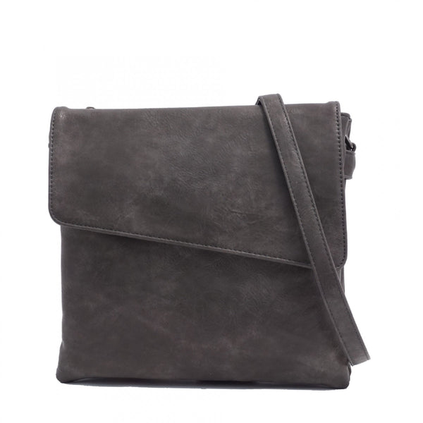 SAC À BANDOULIÈRE S-Q "LUNA" CHARCOAL GREY