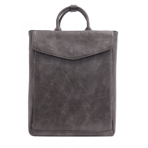 SAC À DOS S-Q "EVIE" CHARCOAL GREY