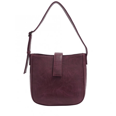 SAC À BANDOULIÈRE S-Q "AVANI" EGGPLANT