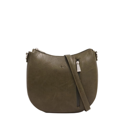 SAC À BANDOULIÈRE S-Q "KATELYN" OLIVE