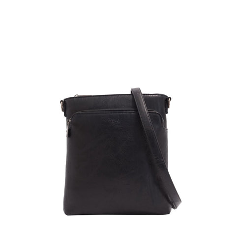 SAC À BANDOULIÈRE S-Q "ADALYNN" BLACK