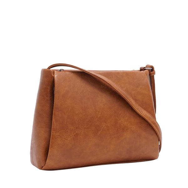 SAC À BANDOULIÈRE S-Q "MATTIE" BURGUNDY