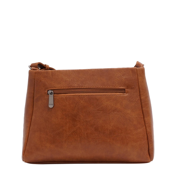 SAC À BANDOULIÈRE S-Q "MATTIE" BURGUNDY