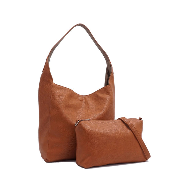SAC HOBO RÉVERSIBLE  S-Q "KENDRA 2 DANS 1" BLACK / FOSSIL