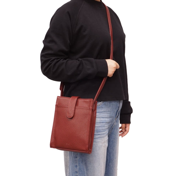 SAC À BANDOULIÈRE S-Q "COLIN" BLACK