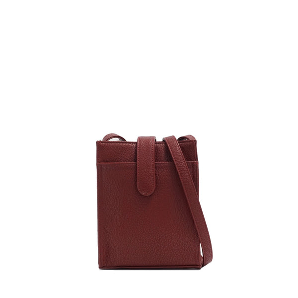 SAC À BANDOULIÈRE S-Q "COLIN" MAROON