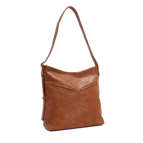 SAC À BANDOULIÈRE S-Q "JENALEE" BURGUNDY