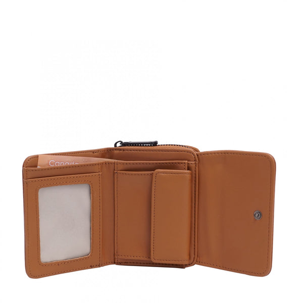 PORTE-MONNAIE S-Q "AMBER 2" CAMEL