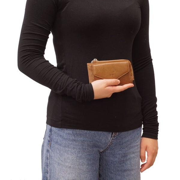 PORTE-CARTES S-Q "EVELYN" MERLOT