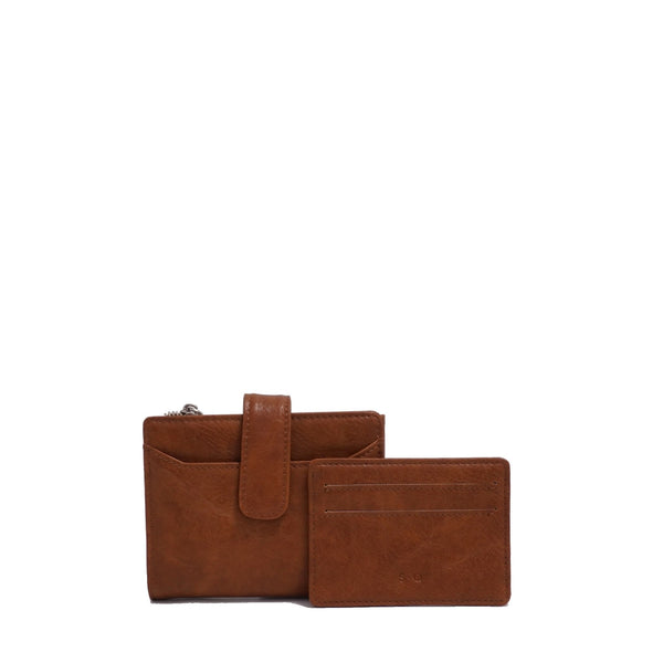 PORTEFEUILLE S-Q "MIRKA" BURGUNDY