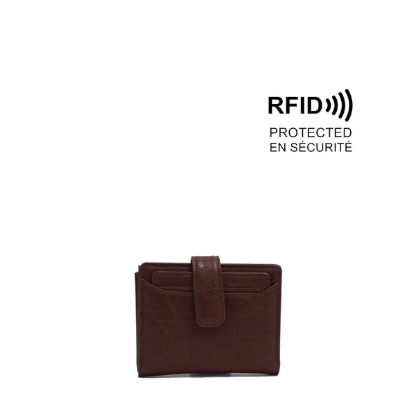 PORTEFEUILLE S-Q "MIRKA" BROWN