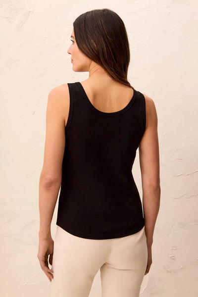 CAMISOLE TRIBAL "DOUCEUR" BLACK (32810)