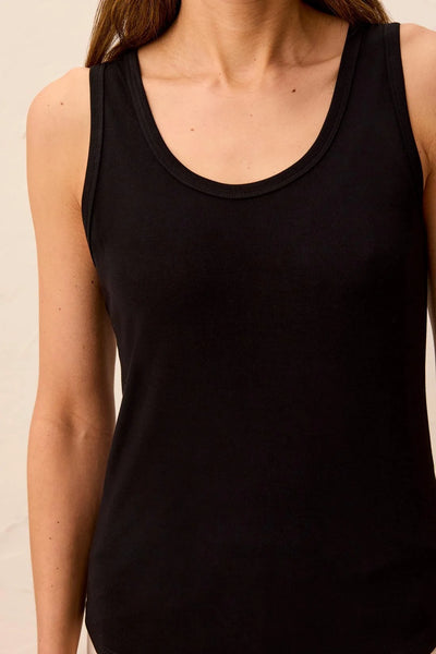 CAMISOLE TRIBAL "DOUCEUR" BLACK (32810)