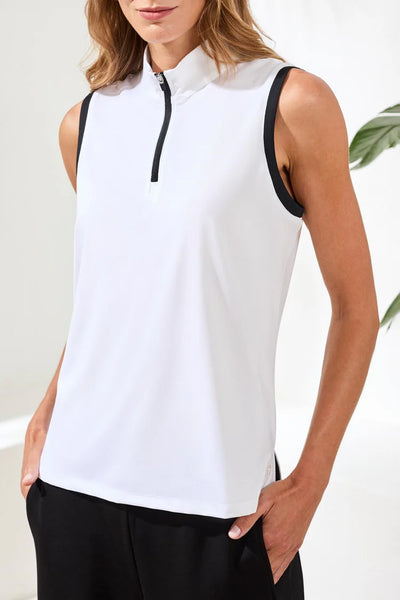 CAMISOLE TRIBAL "ZIP" WHITE (3018O)