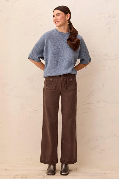 JEANS TRIBAL "SOPHIA CURVY" SADDLEBROWN (62310)