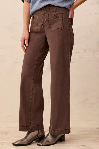 JEANS TRIBAL "SOPHIA CURVY" SADDLEBROWN (62310)