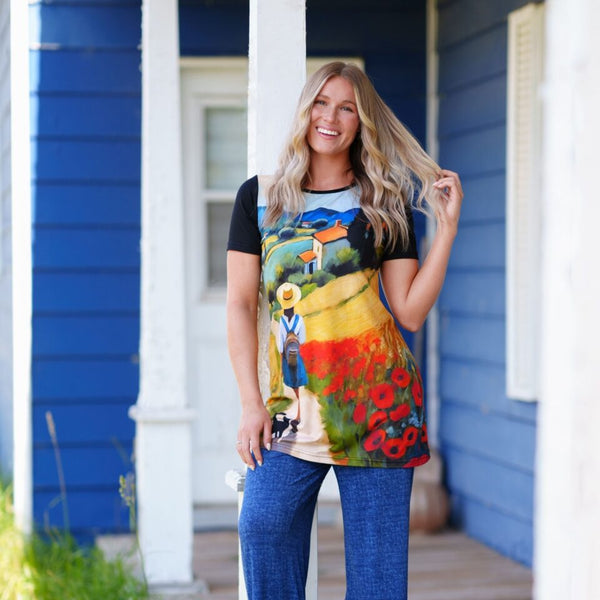 TUNIQUE RIEN NE SE PERD "NEGRONI" TOSCANE