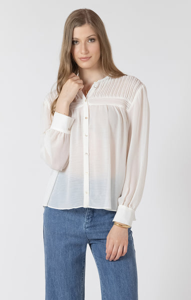 BLOUSE BLACK TAPE "VANILLA" (2723701)