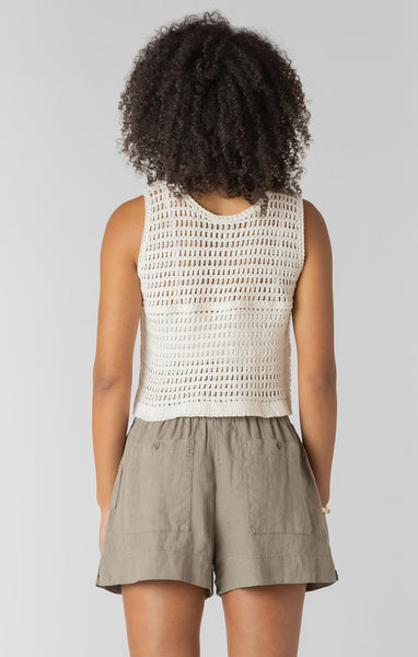 CAMISOLE ROOM 34 "CROCHET" CREAM (2727027)