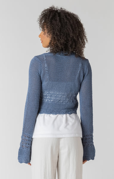BOLÉRO ROOM 34 "CROCHET" INDIGO (2727253)