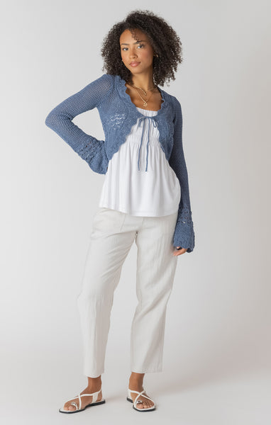 BOLÉRO ROOM 34 "CROCHET" INDIGO (2727253)
