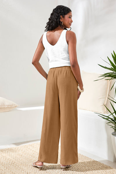 PANTALON TRIBAL "ANKLE" CHESTNUT (30790)