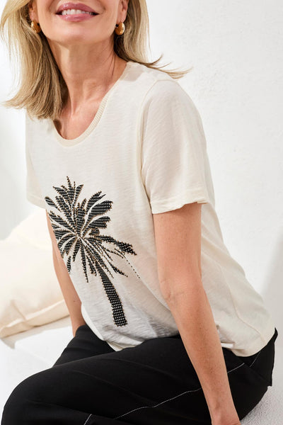 CHANDAIL TRIBAL "PALMIER BRODERIE" CANVAS (30730)