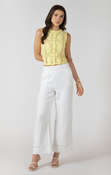 PANTALON DEX "WIDE LEG" WHITE (2722726)