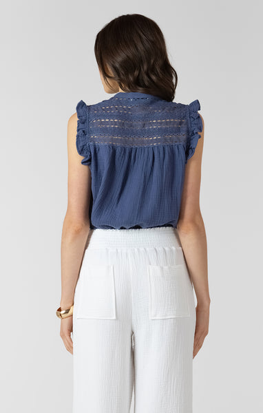 BLOUSE DEX "TEXTURE" BLUE (2723512)