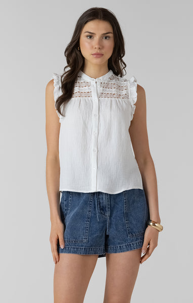 BLOUSE DEX "TEXTURE" WHITE (2723512)