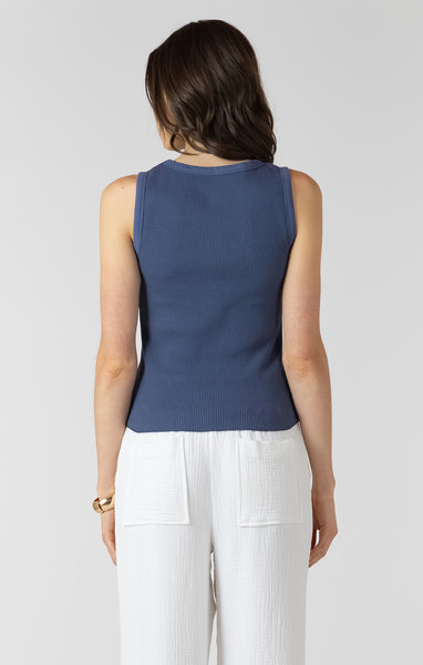 CAMISOLE DEX "WAFFLE" BLUE (2724304)