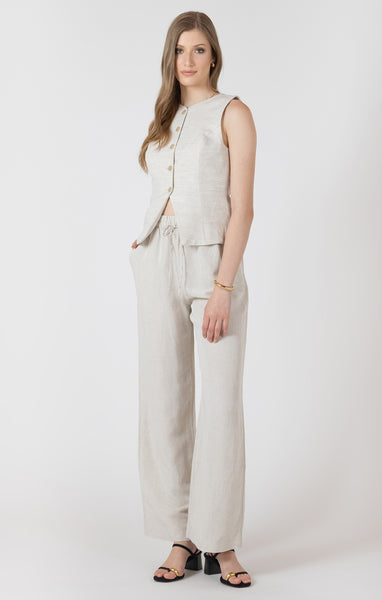 VESTE DEX "LINEN" LIGHT ECRU (2723510)