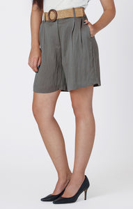 SHORT ROOM 34 "BELT" OLIVE (2522762)