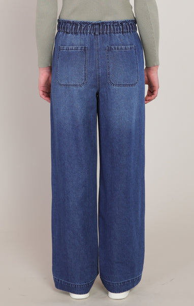 JEANS DEX "WIDE LEG DENIM" WASHED INDIGO (2825252)