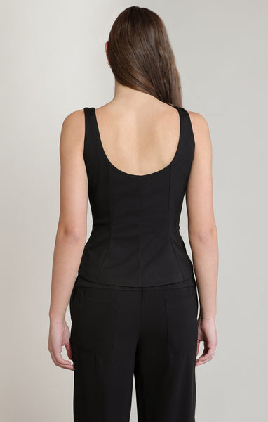 CAMISOLE DEX "EMBELLISHED TOP" BLACK (2824005)