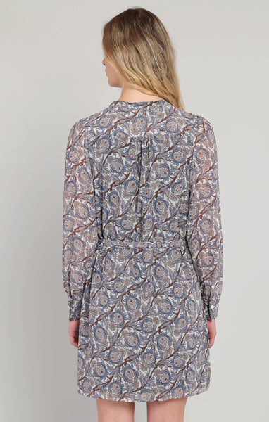 ROBE DEX "BLUE & BROWN PAISLEY" (2822501)