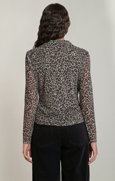BLOUSE DEX "LEOPARD MESH" (2824022)