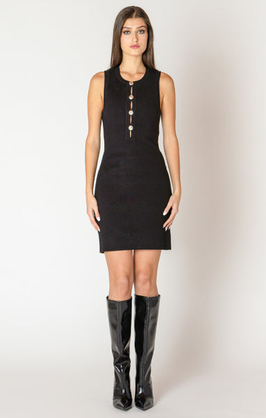 ROBE DEX "BUTTON" BLACK (2627508)