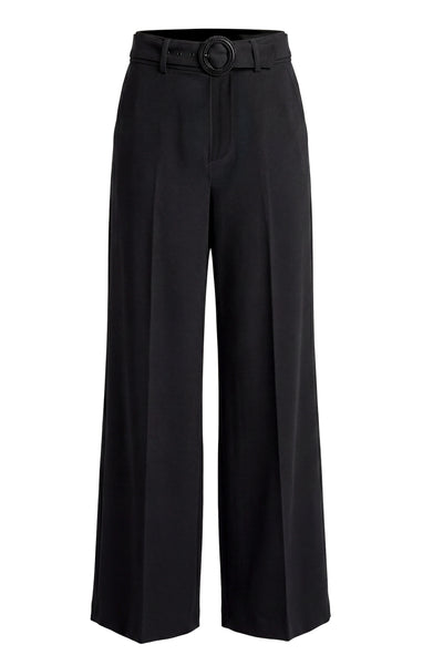 PANTALON LIVERPOOL "HIGH RISE BELTED WIDE LEG" BLACK (LM7B70M44)