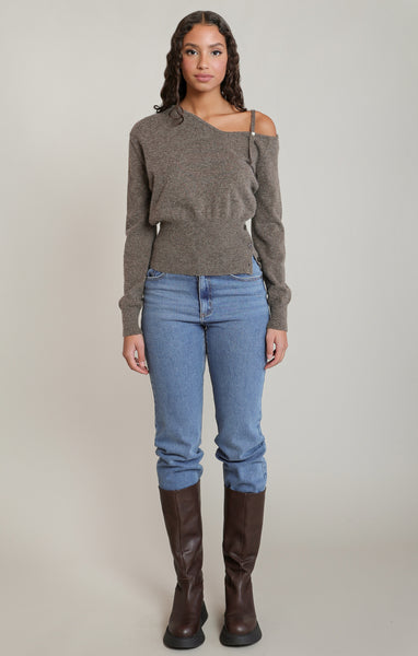 CHANDAIL DEX "OFF SHOULDER" ESPRESSO HEATHER (2827013)