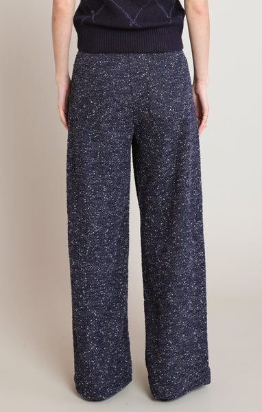 PANTALON BLACK TAPE "BOUCLE NAVY" (2822209)