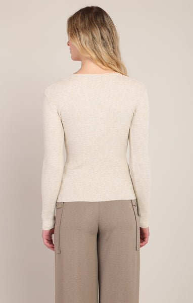 CHANDAIL ROOM 34 "RIB" CREAM HEATHER (2827025)