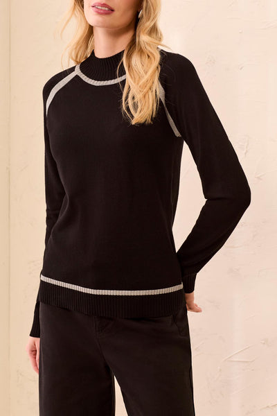 CHANDAIL TRIBAL "COL" BLACK (32260)