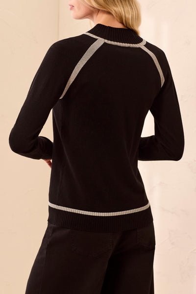 CHANDAIL TRIBAL "COL" BLACK (32260)