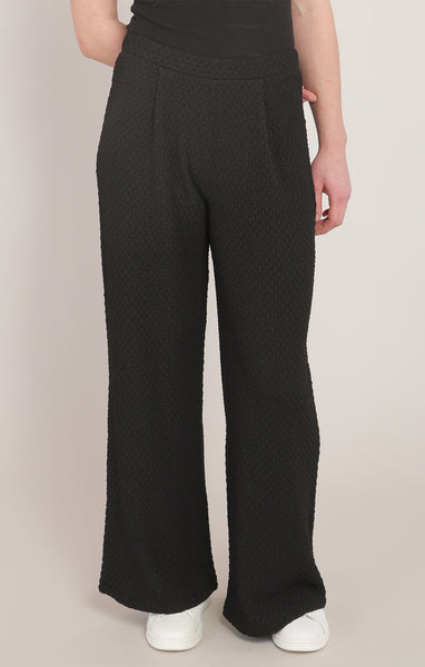 PANTALON ROOM 34 "BLACK TEXTURE" (2822204)
